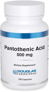 Douglas Laboratories Pantothenic Acid 500 mg bottle for energy support