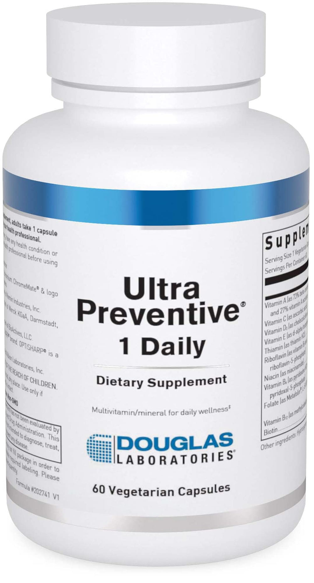 Douglas Laboratories Ultra Preventive 1 Daily bottle front view for daily energy support.