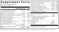 Ultra Preventive 1 Daily capsules inside bottle ready for daily nutrition.
