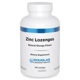 Douglas Laboratories zinc lozenges orange bottle for on-the-go immune support.