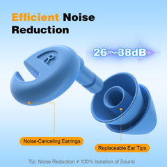 DOUTINGHAO reusable silicone ear plugs are durable and easy to clean