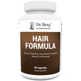 Dr. Berg All-in-One vitamins bottle shows hair, skin, and nails support.
