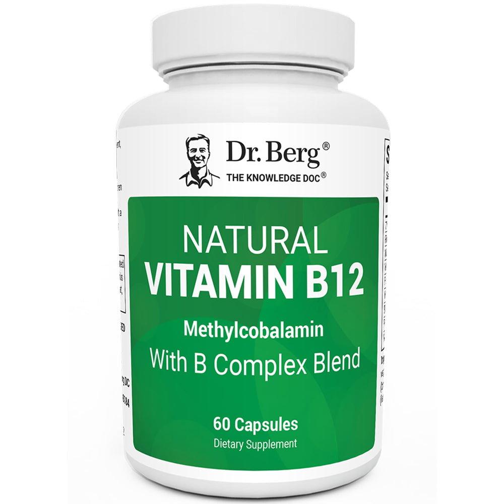 Dr. Berg Nutritionals B12 1000 mcg capsule for daily energy support