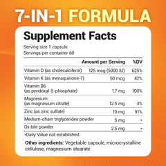 Product shows MCT oil in Dr. Berg D3K2 formula for better absorption