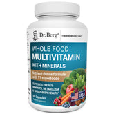 Dr. Berg Whole Food Multivitamin bottle shown for daily nutrient support