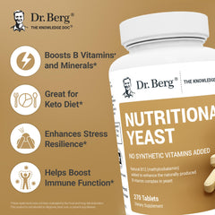 Dr. Berg Yeast Tablets GMP-certified manufacturing facility emphasizes quality control.