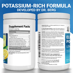 Dr. Berg Zero Sugar Hydration Lemonade powder scoop for precise dosing