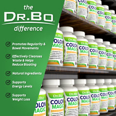 DR. BO Colon Cleanse label detail reveals blend of herbs