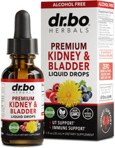 DR. BO kidney support drops bottle for daily urinary system balance.