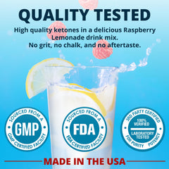 Keto BHB powder dissolving in water for quick ketosis support