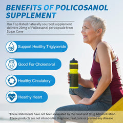 DR.BRIAN ROETTGER Policosanol 20mg bottle pour demonstrating easy daily use.
