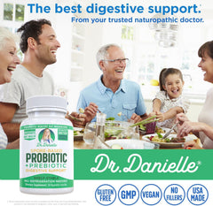Dr. Danielle Probiotic capsule close-up highlighting Bacillus spores resilience.