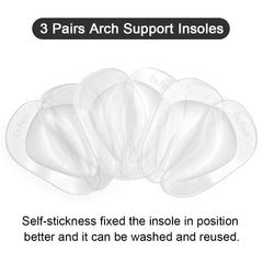 Dr Foot adhesive arch pad application demonstrates secure placement for all-day wear.