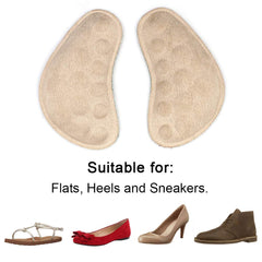 Dr Foot self-adhesive backing helps keep inserts in place during wear.