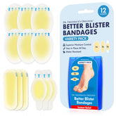 Dr. Frederick's Original Better Blister Bandages 12ct packaging protects feet during active days.