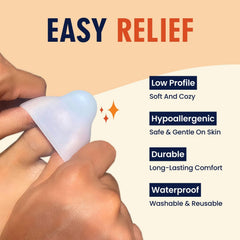 Dr. Frederick's Original Toe Protectors are washable and reusable for ongoing use