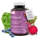 Dr. Fuhrman Women's Multivitamin bottle front view highlighting vegan formula
