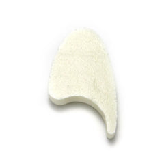 Dr. Jill's Foot Pads between-toes foam pad with full shape fits most shoes.