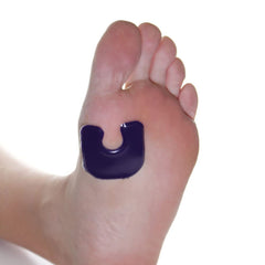 Dr. Jill's Foot Pads latex-free gel close-up showing gentle cushioning.