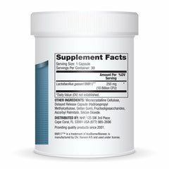 Closeup of Biothin Probiotic capsules showing capsule design and texture.