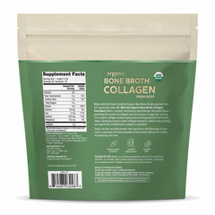 Dr. Mercola collagen powder cup with chocolate flavor blends easily