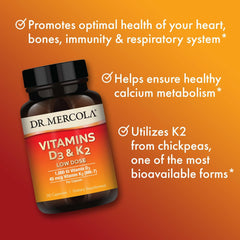 MenaQ7 chickpea-sourced K2 in Dr. Mercola capsules promoting heart support.