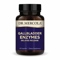 Dr. Mercola Gallbladder Enzymes bottle front for digestive support.