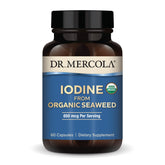 Dr. Mercola Iodine de alga orgánica en frasco, opción natural para la dieta diaria