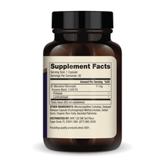 Dr. Mercola Lumbrokinase enzymes three-pack packaging for convenient multi-bottle use.