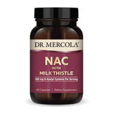 Dr. Mercola NAC with Milk Thistle capsules for daily antioxidant support