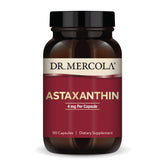 Dr. Mercola Organic Astaxanthin bottle with organic antioxidant formula