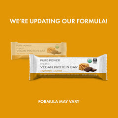 Dr. Mercola Pure Power Bar ingredients: non-GMO, gluten-free, soy-free, organic.