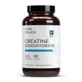 Dr. Mercola Pure Power Creatine Monohydrate bottle for athletic energy support