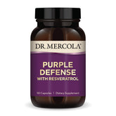 Dr. Mercola Purple Defense bottle front highlighting antioxidant support