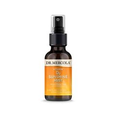 Dr. Mercola Vitamin D3 Sunshine Mist bottle for easy daily spray and potential immune support