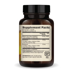Dr. Mercola Vitamin E capsules ready for daily use with Licaps technology.