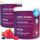 DR. MORITZ Lions Mane Gummies bottle front, tasty daily boost for adults