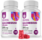 DR. MORITZ Magnesium Gummies Raspberry bottle for calm evenings.