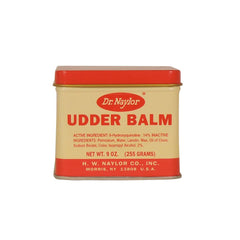 Dr. Naylor Udder Balm 9oz bottle for skin comfort and animal care.