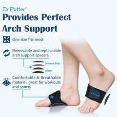 Two heights removable arch support pads for customizable arch lift
