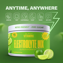 Mixed drink of Dr. Price's Lemon Lime electrolytes in a shaker