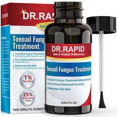 DR.RAPID Toenail Fungus Treatment bottle for precise, fast-acting application