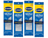 Dr. Scholl's Air-Pillo insoles top view in packaging for easy fit and comfort.