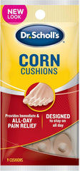 Dr. Scholl's Corn Cushions, parche para callos, alivio inmediato y protección diaria.