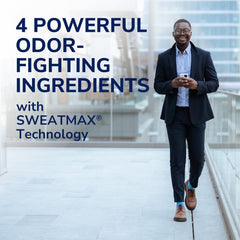 Dr. Scholl's Odor-X Ultra applied between toes for targeted moisture absorption.