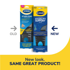 Dr. Scholl's Stability heel cup cushions the heel for added comfort.