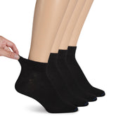 Calcetines Dr. Scholl's para diabetes, negro, par cómodo todo el día.