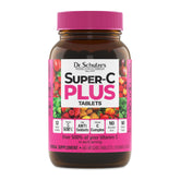 Dr. Schulze's Super-C Plus bottle front view highlighting immune-support appeal.