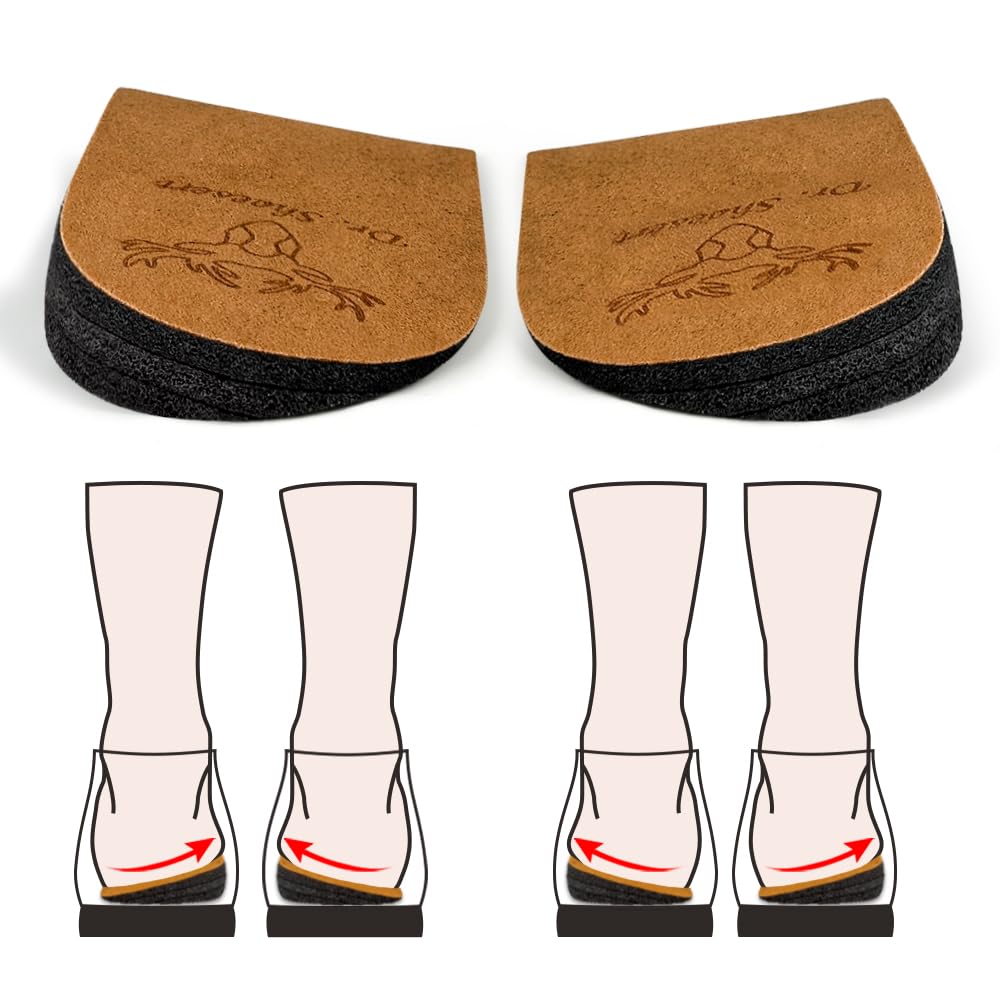 Dr. Shoesert heel wedge insert for proper foot alignment and stability.