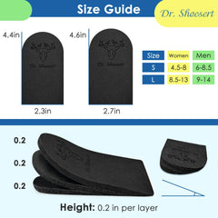 Dr. Shoesert rubber orthopedic inserts closeup with durable slip-resistant material